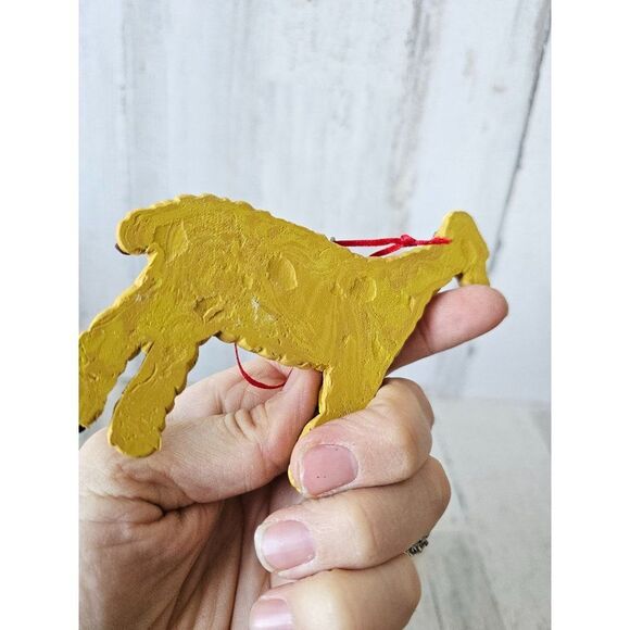 Vintage giraffe elephant cookie ornament baker dessert set Xmas tree - Picture 4 of 7